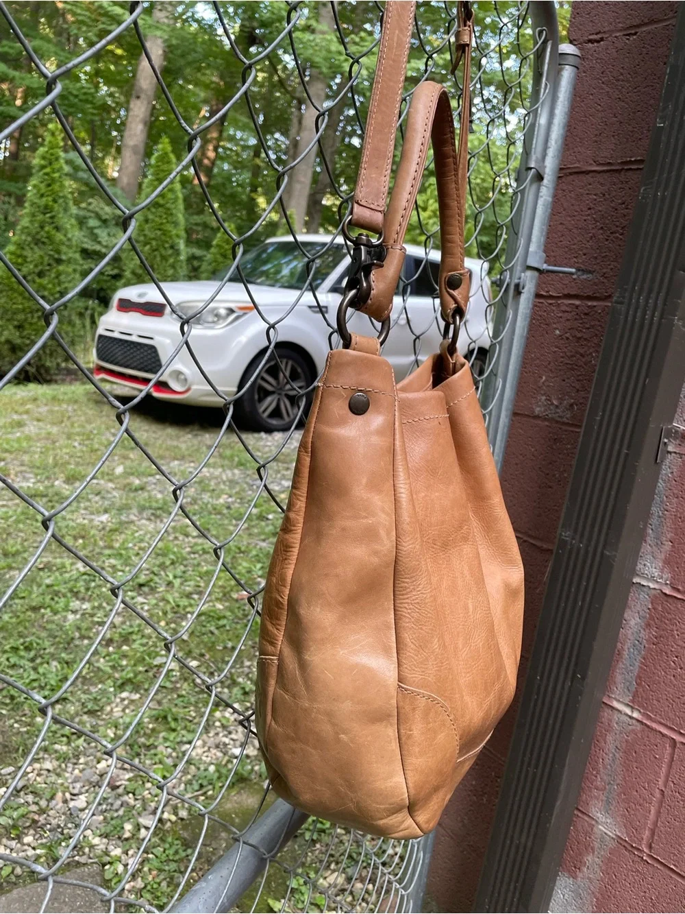 Frye Melissa Hobo Leather Bag